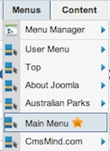 default_menu_manager How to change your default menu item